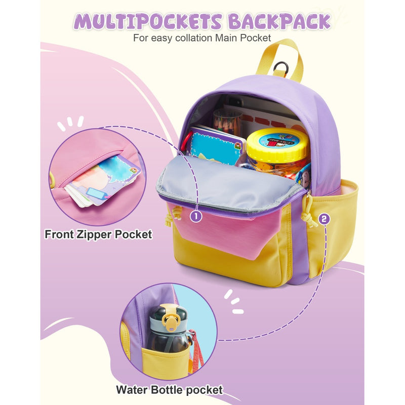 preschool mini backpack for kids, view 6 - MRSLM
