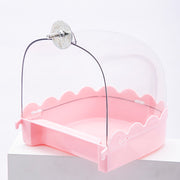 hanging bird bath box, view 3 - MRSLM