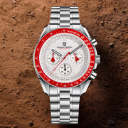 men's quartz chronograph watch, view 4 - MRSLM