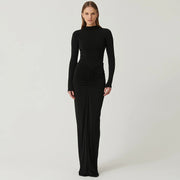 women's pleated high-waist dress, view 5 - MRSLM
