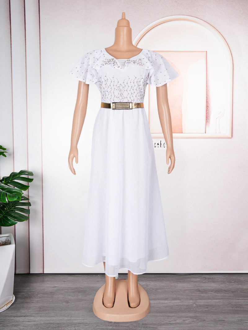 high waist long dress, view 8 - MRSLM