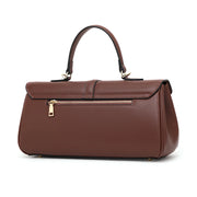 Genuine leather rectangular crossbody bag, view 7 - MRSLM