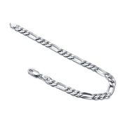 geometric sterling silver bracelet, view 5 - MRSLM