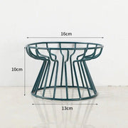iron pet feeder stand, view 3 - MRSLM