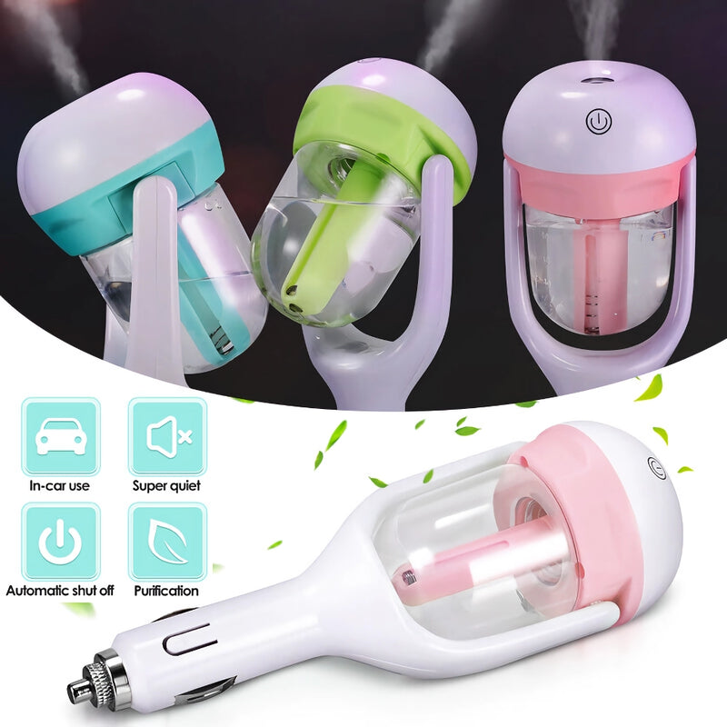 mini car humidifier and aroma diffuser, view 8 - MRSLM