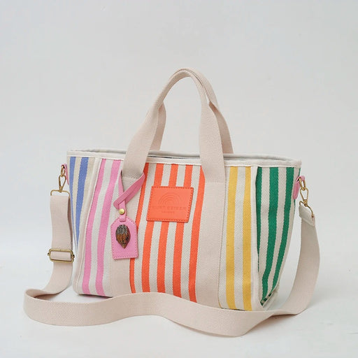 large capacity canvas tote bag - MRSLM