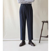 men's high waist slim fit pants, view 4 - MRSLM