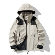 hooded waterproof outdoor jacket, view 2 - MRSLM