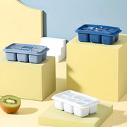 blue ice cube tray with removable lid, view 5 - MRSLM
