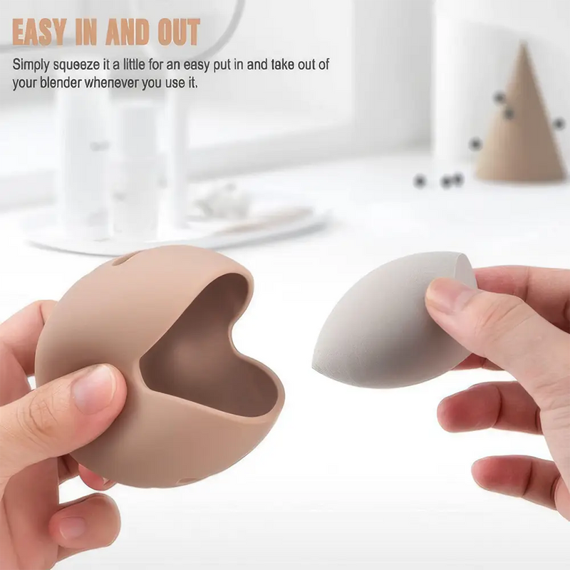 silicone beauty sponge holder, view 7 - MRSLM