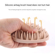 silicone shampoo brush and scalp massage comb, view 6 - MRSLM