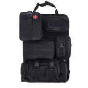 Tactical car seat organizer with Molle pouches, view 7 - MRSLM