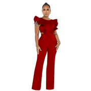women's street style straight leg jumpsuit, view 2 - MRSLM