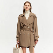 women's mid-length wool coat - MRSLM