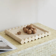 travertine marble tray, view 4 - MRSLM