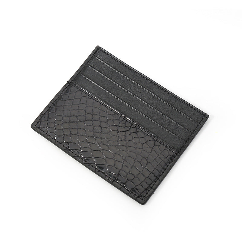 genuine leather card holder wallet, view 10 - MRSLM