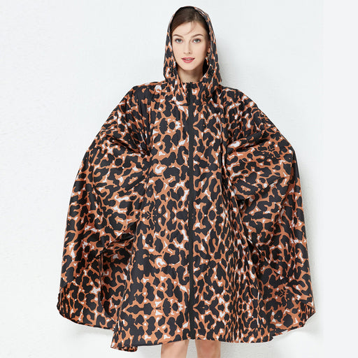 leopard print waterproof raincoat - MRSLM