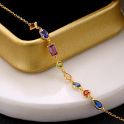 925 silver colored zircon bracelet - MRSLM