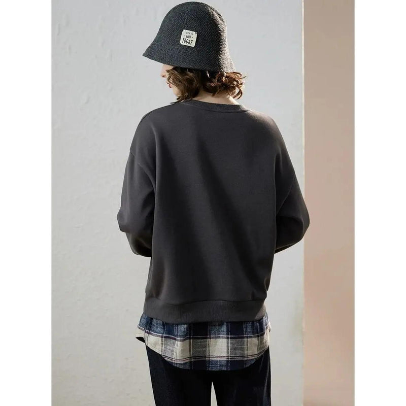 Patchwork checkered hoodie, view 5 - MRSLM