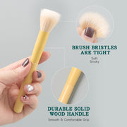 9-piece makeup brush set, view 5 - MRSLM