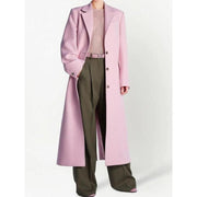 long sleeve single-breasted blazer trench, view 2 - MRSLM
