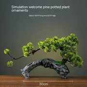 Artificial potted plant bonsai decor, view 6 - MRSLM