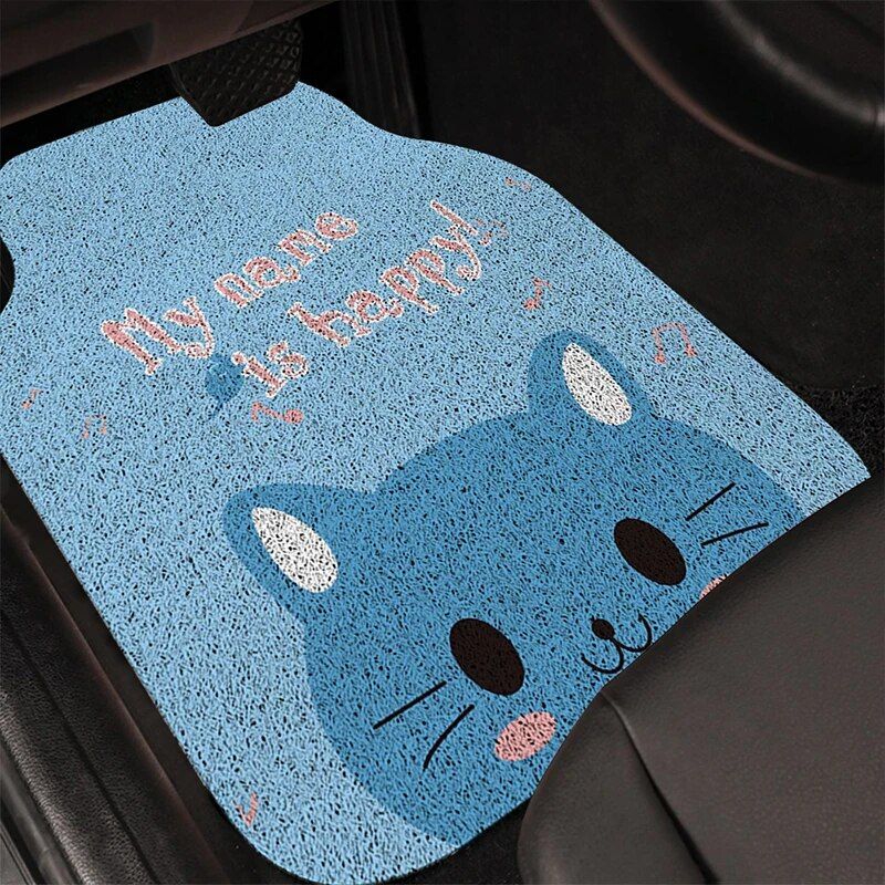 cartoon pattern waterproof car floor mats, view 21 - MRSLM