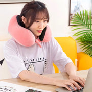 U-shaped memory foam travel pillow, view 7 - MRSLM