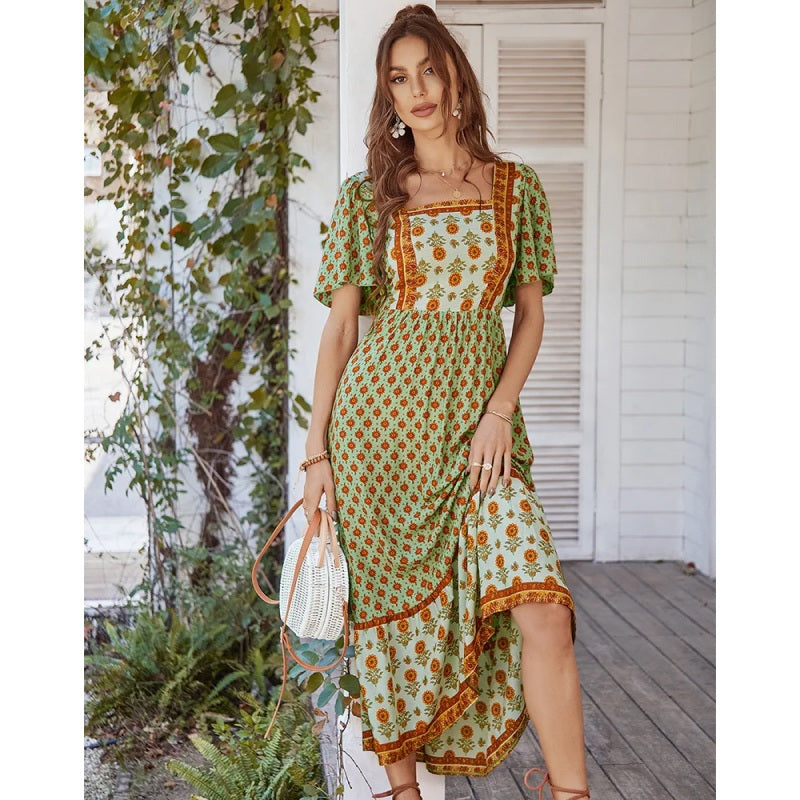 bohemian summer evening dress, view 8 - MRSLM