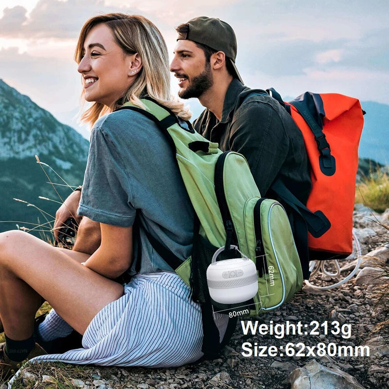 Rechargeable multi-color LED camping lantern, view 3 - MRSLM