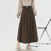 Vintage a-line maxi skirt, view 3 - MRSLM