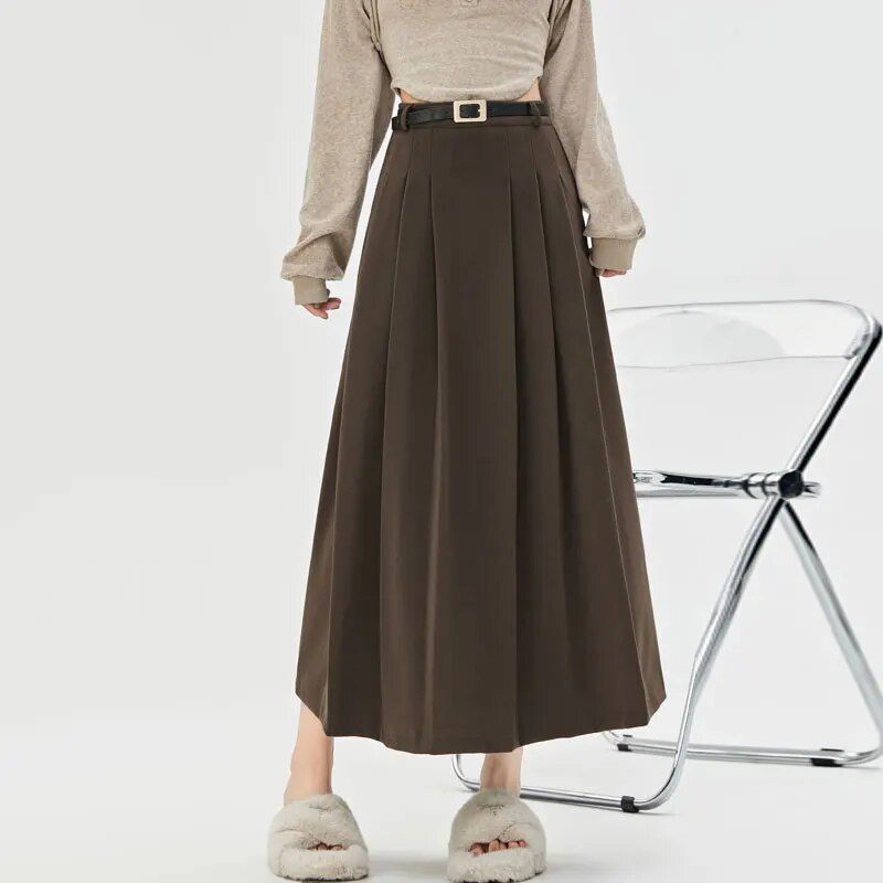 Vintage a-line maxi skirt, view 3 - MRSLM