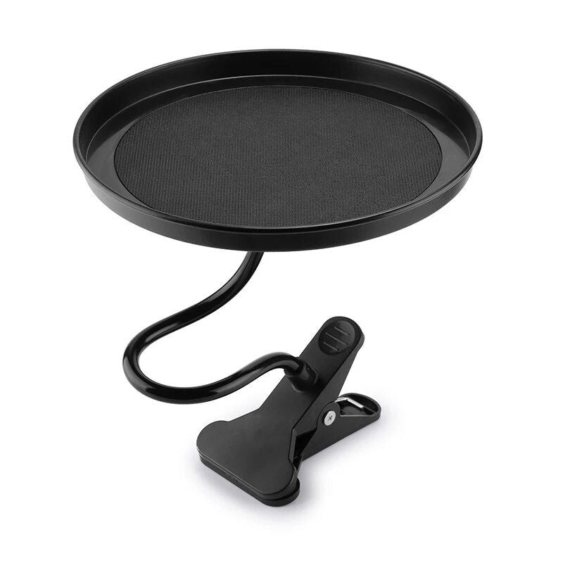 Multi-Functional Car Swivel Tray with Clamp Bracket