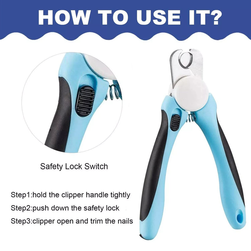 stainless steel pet nail clippers, view 5 - MRSLM