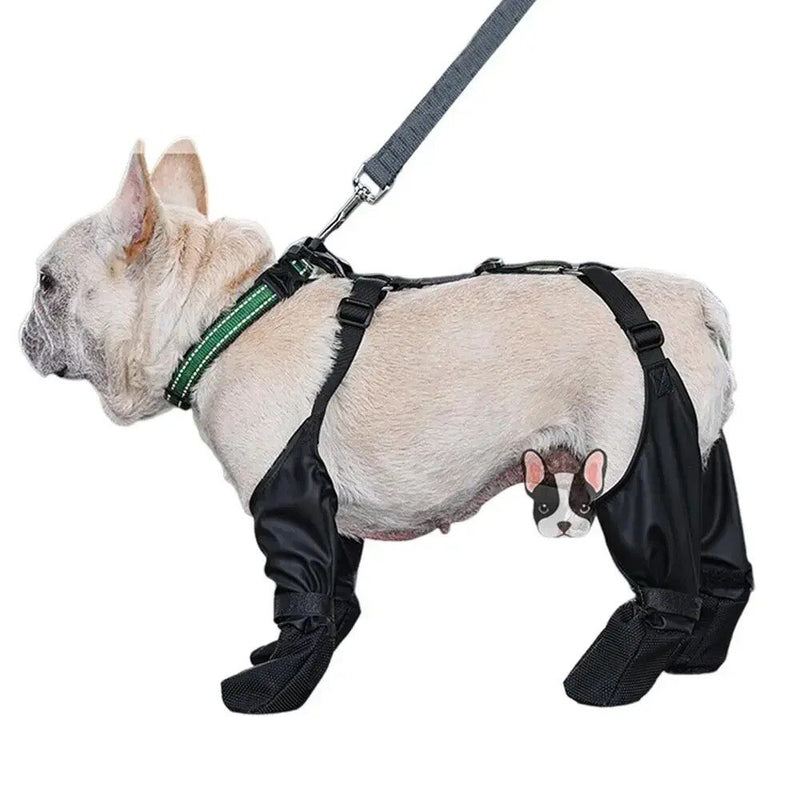 adjustable waterproof dog shoes, view 2 - MRSLM