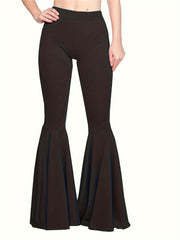 women's plus size loose flared pants, view 3 - MRSLM