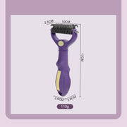 dog deshedding brush, view 8 - MRSLM