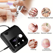 professional 45000rpm electric nail drill machine, view 6 - MRSLM