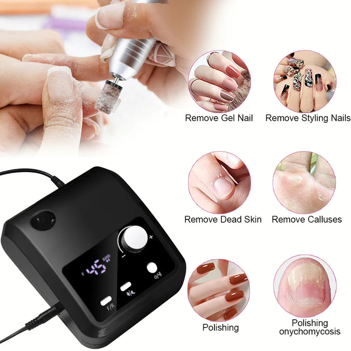 Professional 45000RPM Electric Nail Drill Machine