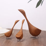 desktop wooden swan ornament - MRSLM