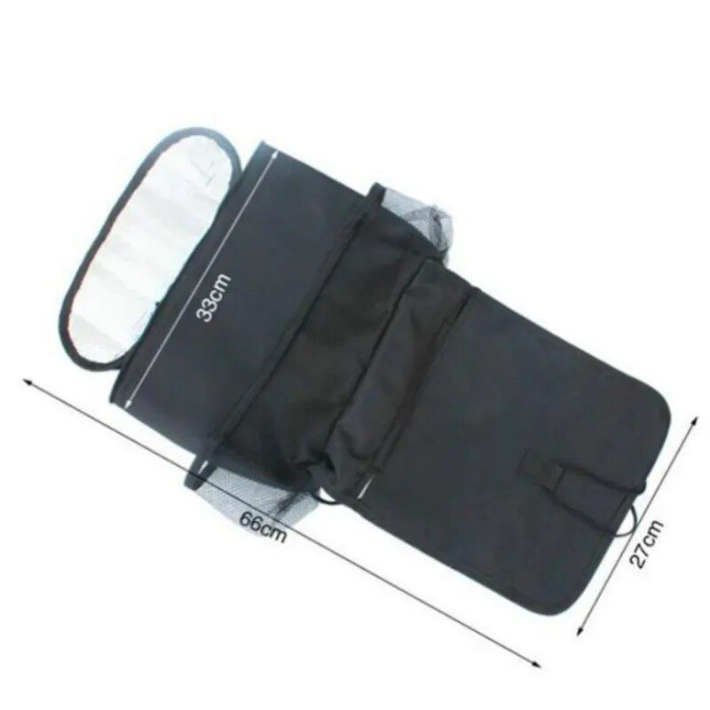 car back seat multi-pocket organizer with tissue box holder, view 5 - MRSLM