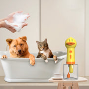 Yellow duck foam soap dispenser for pets - MRSLM