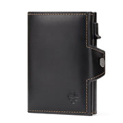 crazy horse cowhide wallet, view 6 - MRSLM