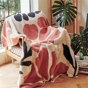boho floral throw blanket, view 3 - MRSLM