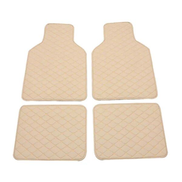 waterproof leather car floor mats, view 6 - MRSLM