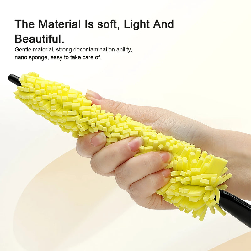 car detailing brush and microfiber towel set, view 6 - MRSLM