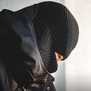 winter knitted beanie with scarf and mask, view 6 - MRSLM