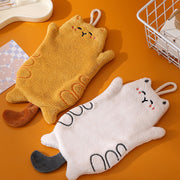 cute cat hanging hand towel, view 5 - MRSLM