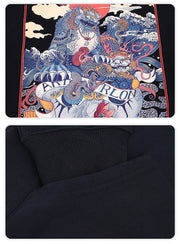 men's printed cotton hoodie, view 6 - MRSLM