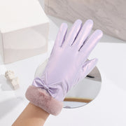Women's warm velvet winter gloves, view 4 - MRSLM